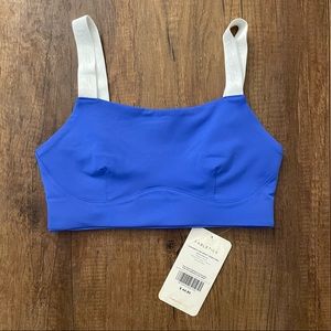 Fabletics Savannah Low-Impact Sports Bra, Lapis/White, XS / NWT